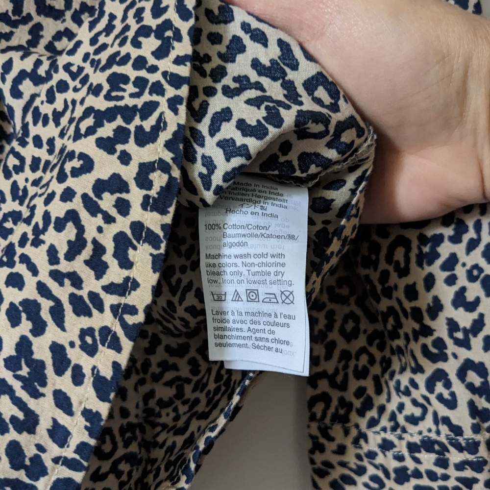 J.Crew Leopard Print Blouse - Picture 4 of 5